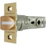 Baldwin Adjustable Estate Passage Latch with Knob and Lever Strength Lifetime Polished Brass