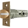 Baldwin Adjustable Estate Passage Latch with Knob and Lever Strength Vintage Brass