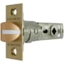 Baldwin Adjustable Estate Passage Latch with Knob and Lever Strength Lifetime Satin Brass