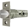 Baldwin Adjustable Estate Passage Latch with Knob and Lever Strength Lifetime Polished Nickel