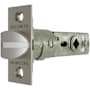 Baldwin Adjustable Estate Passage Latch with Knob and Lever Strength Lifetime Satin Nickel