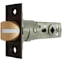 Baldwin Adjustable Estate Passage Latch with Knob and Lever Strength Venetian Bronze