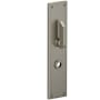 Baldwin Minneapolis Interior Mortise Trim Plate with ADA Turn Piece Lifetime Satin Nickel