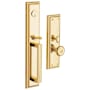 Baldwin Tremont Dummy Handleset Trim Set from the Estate Collection Non-Lacquered Brass