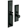 Baldwin Tremont Dummy Handleset Trim Set from the Estate Collection Satin Black