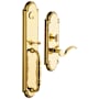 Baldwin Hamilton Left Hand Single Cylinder Mortise Handleset Trim Set Lifetime Polished Brass