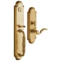 Baldwin Hamilton Left Hand Single Cylinder Mortise Handleset Trim Set Vintage Brass