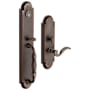 Baldwin Hamilton Left Hand Double Cylinder Mortise Handleset Trim Set Venetian Bronze
