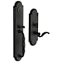 Baldwin Hamilton Left Hand Single Cylinder Mortise Handleset Trim Set Distressed Oil Rubbed Bronze