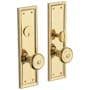 Baldwin Nashville Double Cylinder Mortise Handleset Trim Set Lifetime Polished Brass