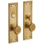 Baldwin Nashville Single Cylinder Mortise Handleset Trim Set Vintage Brass