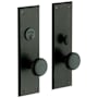 Baldwin Baltimore Dummy Handleset Trim Set Satin Black