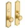 Baldwin Barclay Single Cylinder Mortise Handleset Trim Set Lifetime PVD Satin Brass