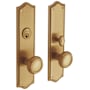 Baldwin Barclay Single Cylinder Mortise Handleset Trim Set Vintage Brass