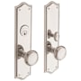 Baldwin Barclay Single Cylinder Mortise Handleset Trim Set Lifetime Polished Nickel