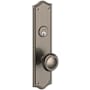 Baldwin Barclay Single Cylinder Mortise Handleset Trim Set Lifetime Graphite Nickel
