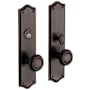 Baldwin Barclay Single Cylinder Mortise Handleset Trim Set Venetian Bronze