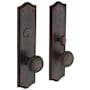 Baldwin Barclay Dummy Handleset Trim Set Distressed Oil Rubbed Bronze