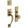 Baldwin Concord Single Cylinder Mortise Handleset Trim Set Vintage Brass