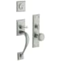 Baldwin Concord Single Cylinder Mortise Handleset Trim Set Lifetime Satin Nickel