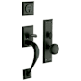 Baldwin Concord Single Cylinder Mortise Handleset Trim Set Satin Black