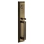 Baldwin Tremont Active Exterior Trim Handle (INTERIOR NOT INCLUDED) Satin Brass and Black