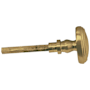 Baldwin Interior and Exterior Turn Knob for 6732 Satin Brass and Brown