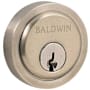 Baldwin Round Cylinder Trim Collar Lifetime Satin Nickel