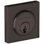 Baldwin Contemporary Square Cylinder Trim Collar Oil Rubbed Bronze