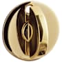 Baldwin Interior and Entrance Lock with Backplate for 2-1/4" Doors Lifetime Polished Brass