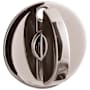 Baldwin Interior and Entrance Lock with Backplate for thicker than 2-1/4" Doors Lifetime Polished Nickel
