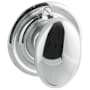 Baldwin Interior and Entrance Thumb turn Lock with Backplate for 2-1/4" Doors Polished Chrome