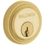 Baldwin Colonial Round Decorative Cylinder Trim Collar Lifetime PVD Satin Brass