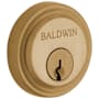 Baldwin Colonial Round Decorative Cylinder Trim Collar Vintage Brass
