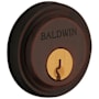 Baldwin Colonial Round Decorative Cylinder Trim Collar Venetian Bronze