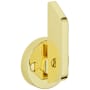 Baldwin 6770 ADA Turn Piece with Round Trim Lifetime Polished Brass