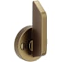 Baldwin 6770 ADA Turn Piece with Round Trim Satin Brass and Black