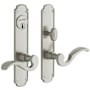 Baldwin Bismark Single Cylinder Mortise Handleset Trim Set Lifetime Satin Nickel