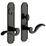 Baldwin Bismark Single Cylinder Mortise Handleset Trim Set Satin Black
