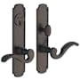 Baldwin Bismark Double Cylinder Mortise Handleset Trim Set Distressed Oil Rubbed Bronze