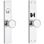 Baldwin Hollywood Hills Full Plate Single Cylinder Keyed Entry Mortise Knob Trim Polished Chrome