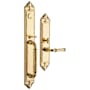 Baldwin Edinburgh Left Hand Dummy Handleset Trim Set Lifetime Polished Brass