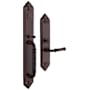 Baldwin Edinburgh Left Hand Dummy Handleset Trim Set Venetian Bronze