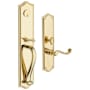 Baldwin Bristol Left Hand Single Cylinder Mortise Handleset Trim Set Lifetime Polished Brass
