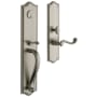Baldwin Bristol Left Hand Single Cylinder Mortise Handleset Trim Set Lifetime Satin Nickel