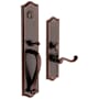 Baldwin Bristol Left Hand Single Cylinder Mortise Handleset Trim Set Venetian Bronze