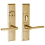 Baldwin Houston Single Cylinder Mortise Handleset Trim Set Vintage Brass