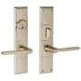 Baldwin Houston Single Cylinder Mortise Handleset Trim Set Lifetime Satin Nickel