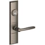 Baldwin Houston Single Cylinder Mortise Handleset Trim Set Lifetime Graphite Nickel