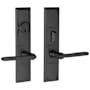 Baldwin Houston Single Cylinder Mortise Handleset Trim Set Satin Black